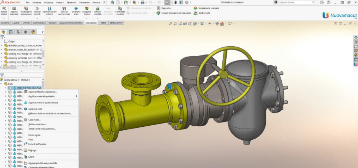 SolidWorks Simulation Tips Opzione Rendi rigido