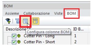 pannello BOM