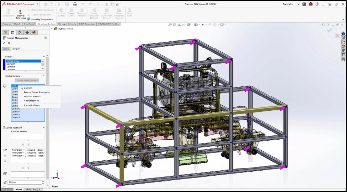 Modellare e modificare strutture più complesse più facilmente con SolidWorks 2023