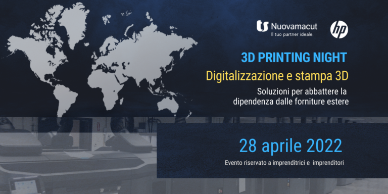 3d Printing Night - 28 aprile | TS Nuovamacut