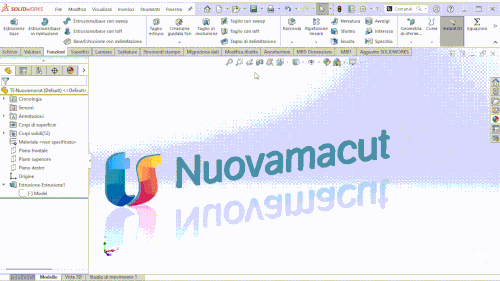 Personalizzazione delle barre degli strumenti
