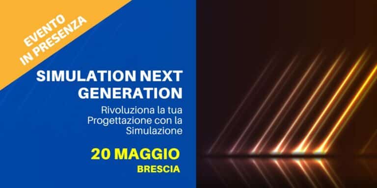 Evento SIMULATION NEXT GENERATION Brescia