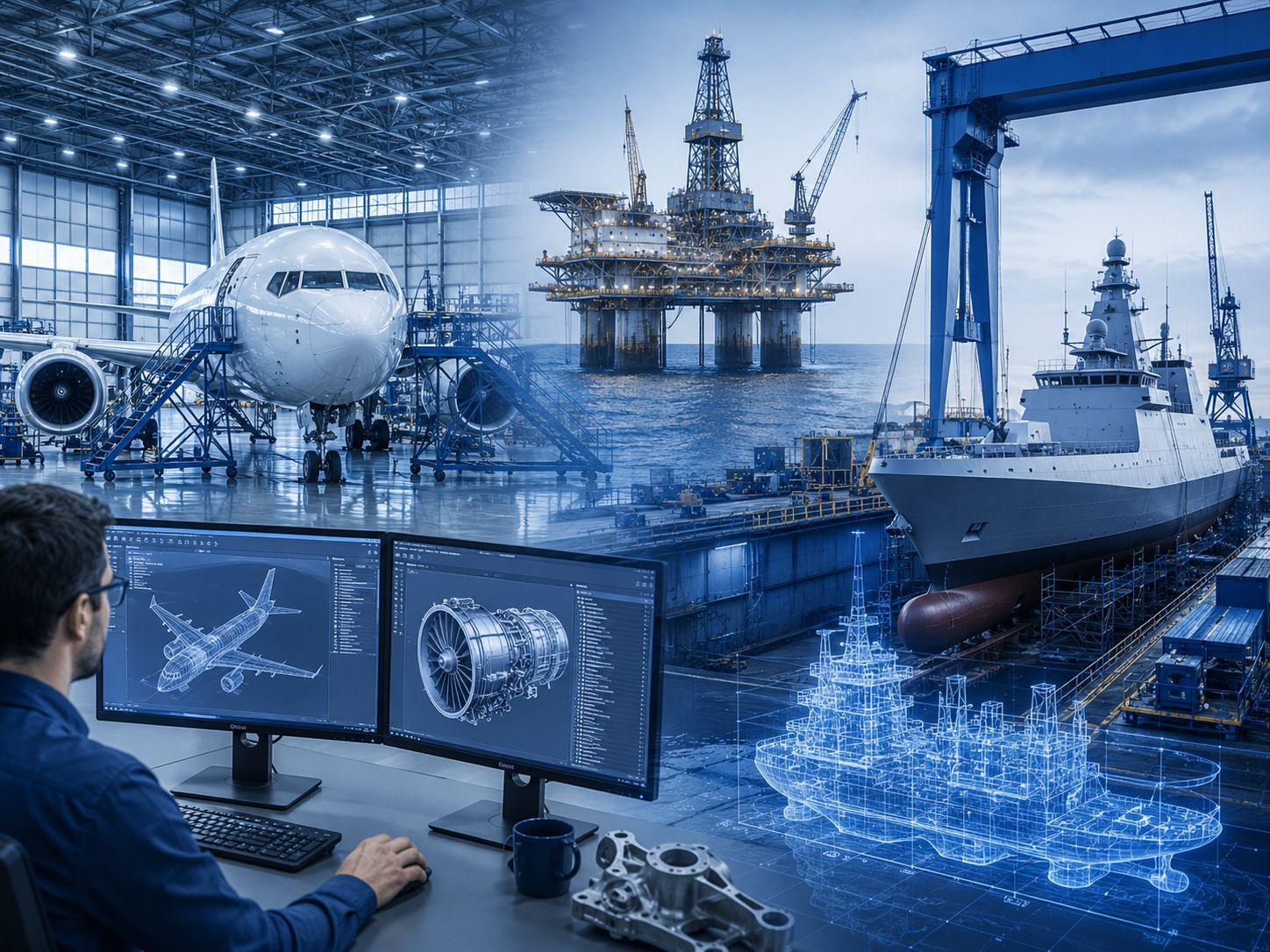 settore aerospaziale navale e offshore
